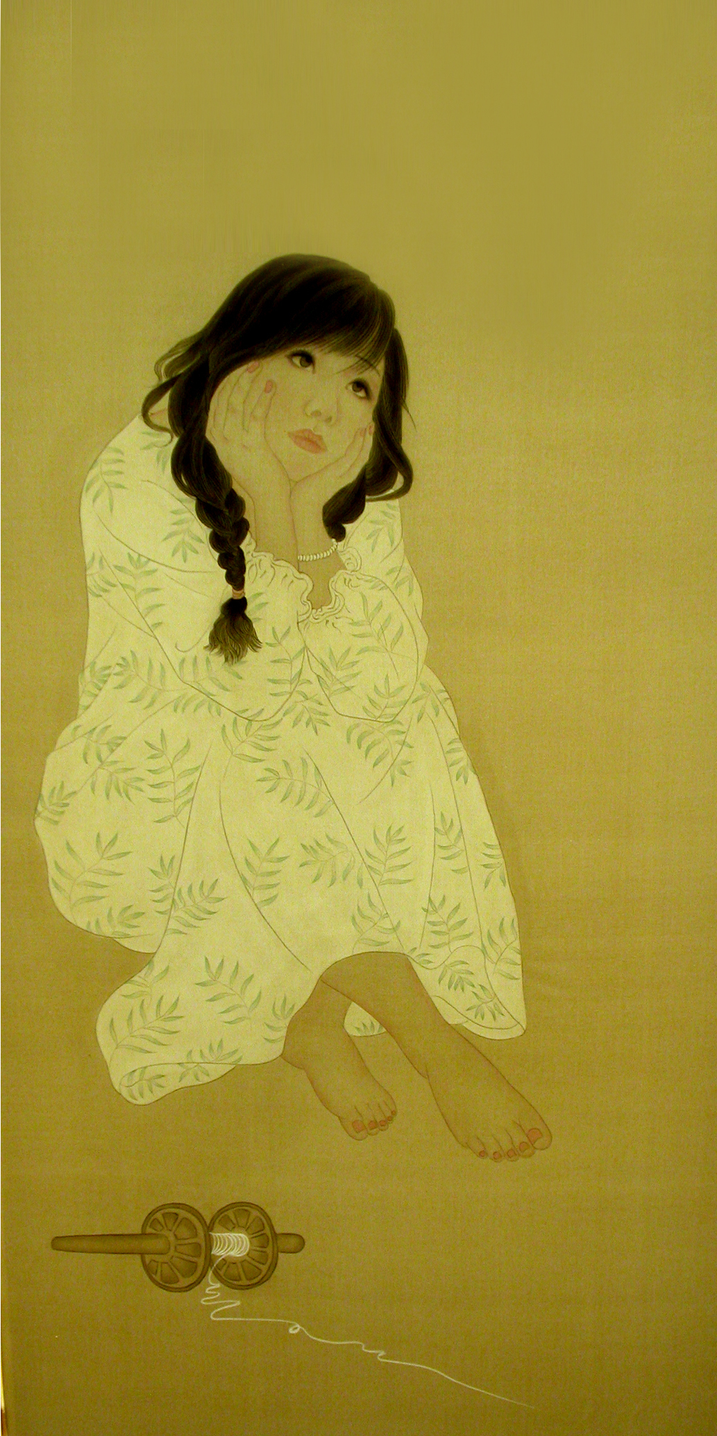 银州画院 张丹国画《那一年》45cmx130cm 保存完整 展示 非卖品